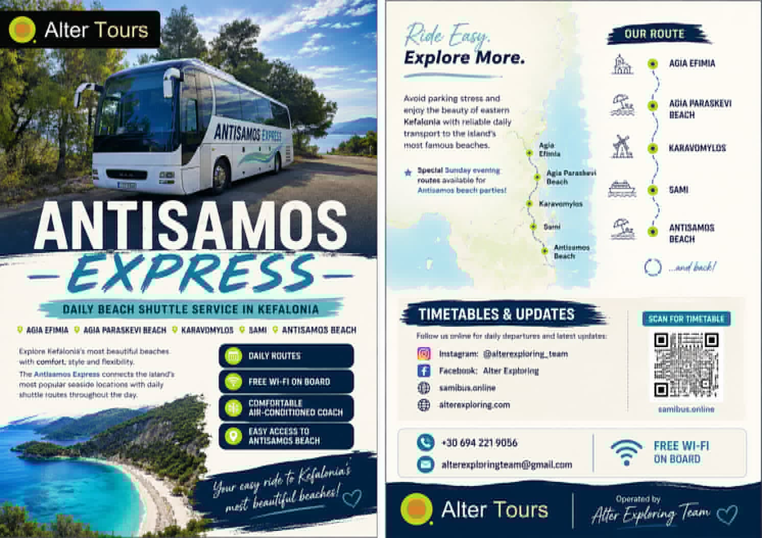Antisamos Express flyer